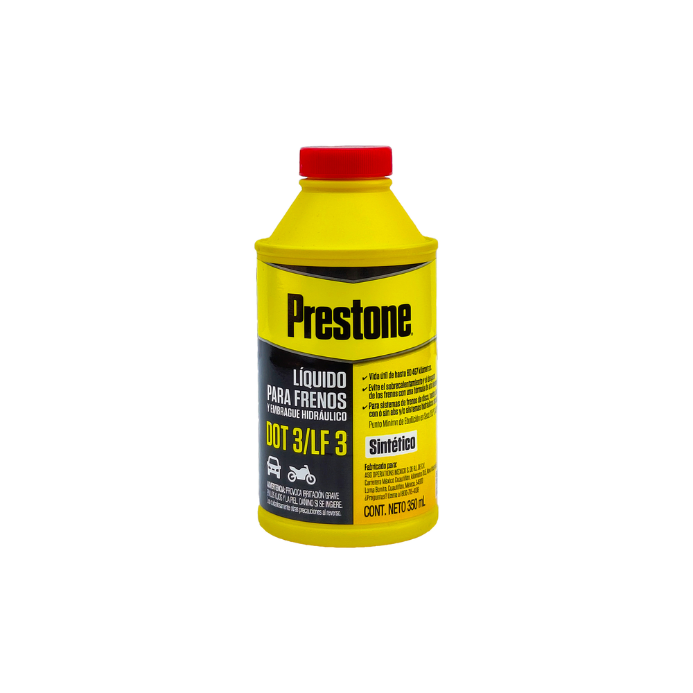 PRESTONE LIQUIDO PARA FRENOS DOT3 350 ML