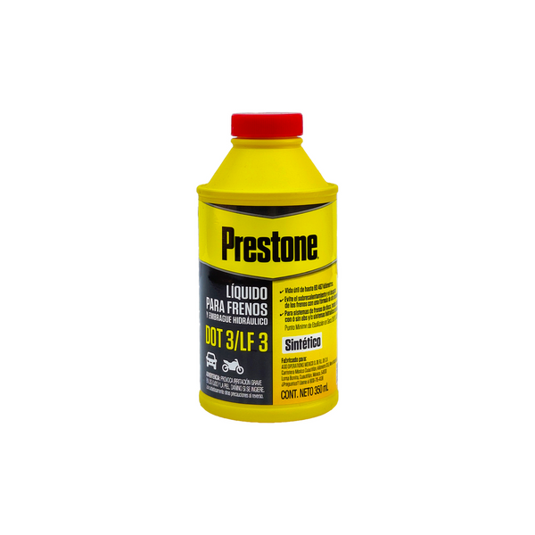 PRESTONE LIQUIDO PARA FRENOS DOT3 350 ML