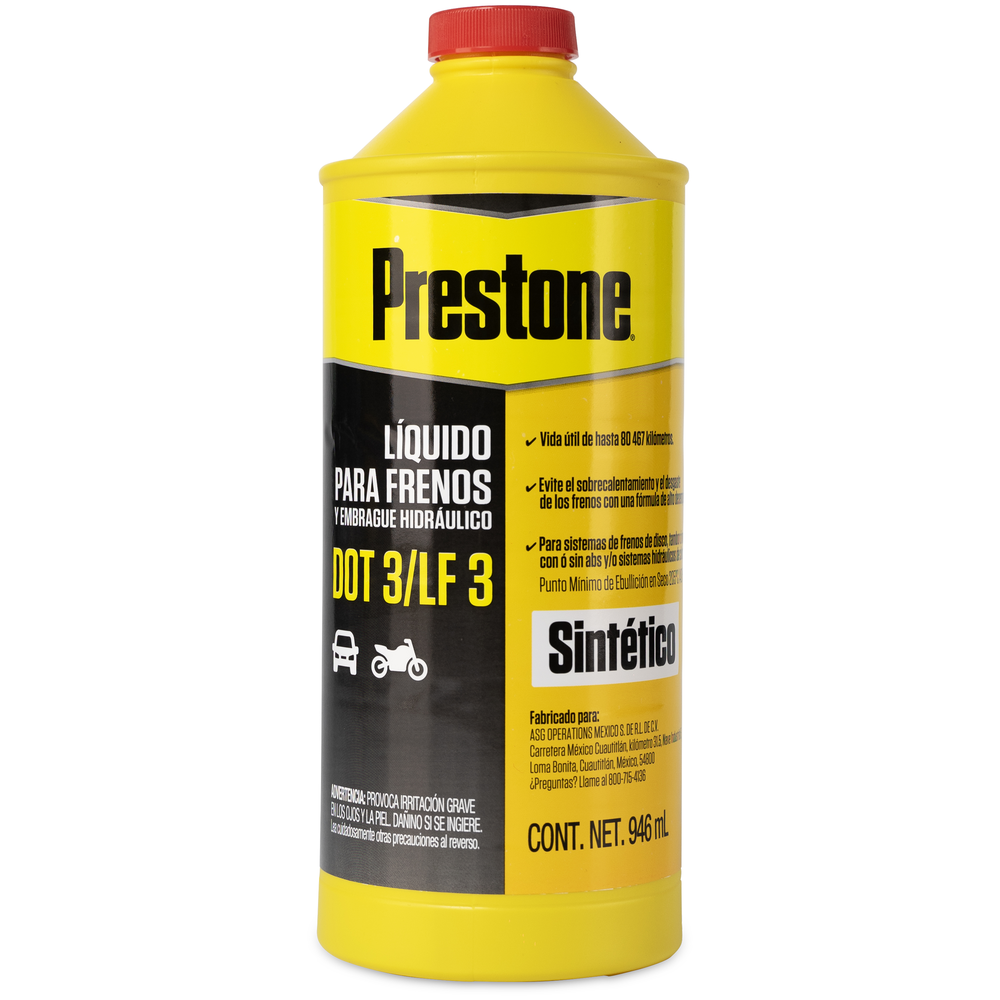 PRESTONE LIQUIDO PARA FRENOS DOT3 946 ML
