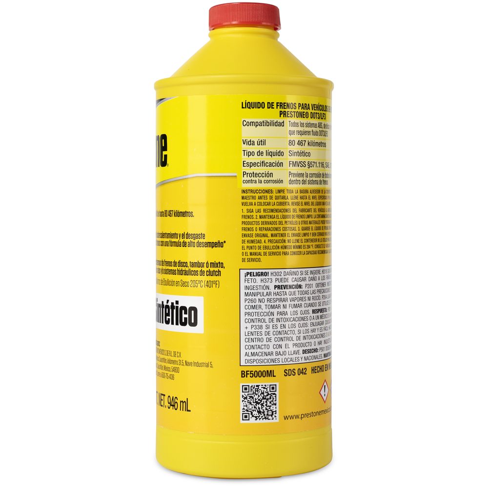 PRESTONE LIQUIDO PARA FRENOS DOT3 946 ML