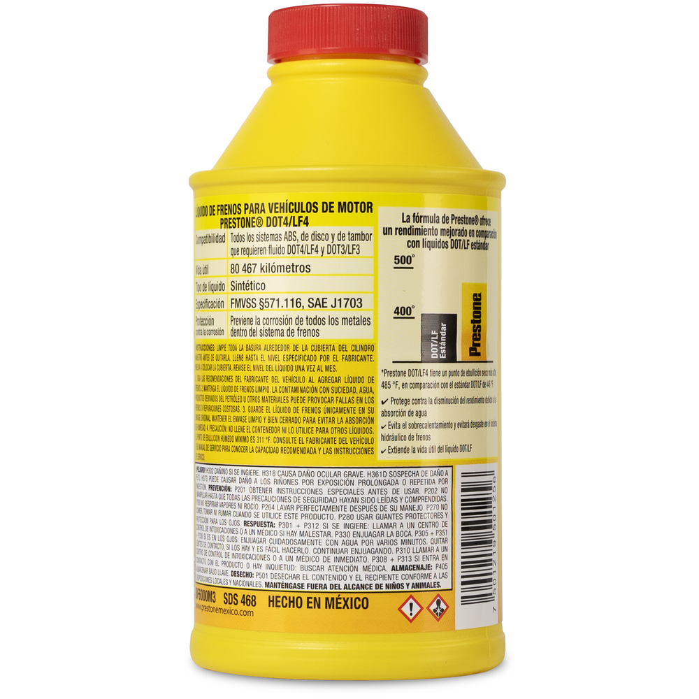 PRESTONE LIQUIDO PARA FRENOS DOT4 350 ML