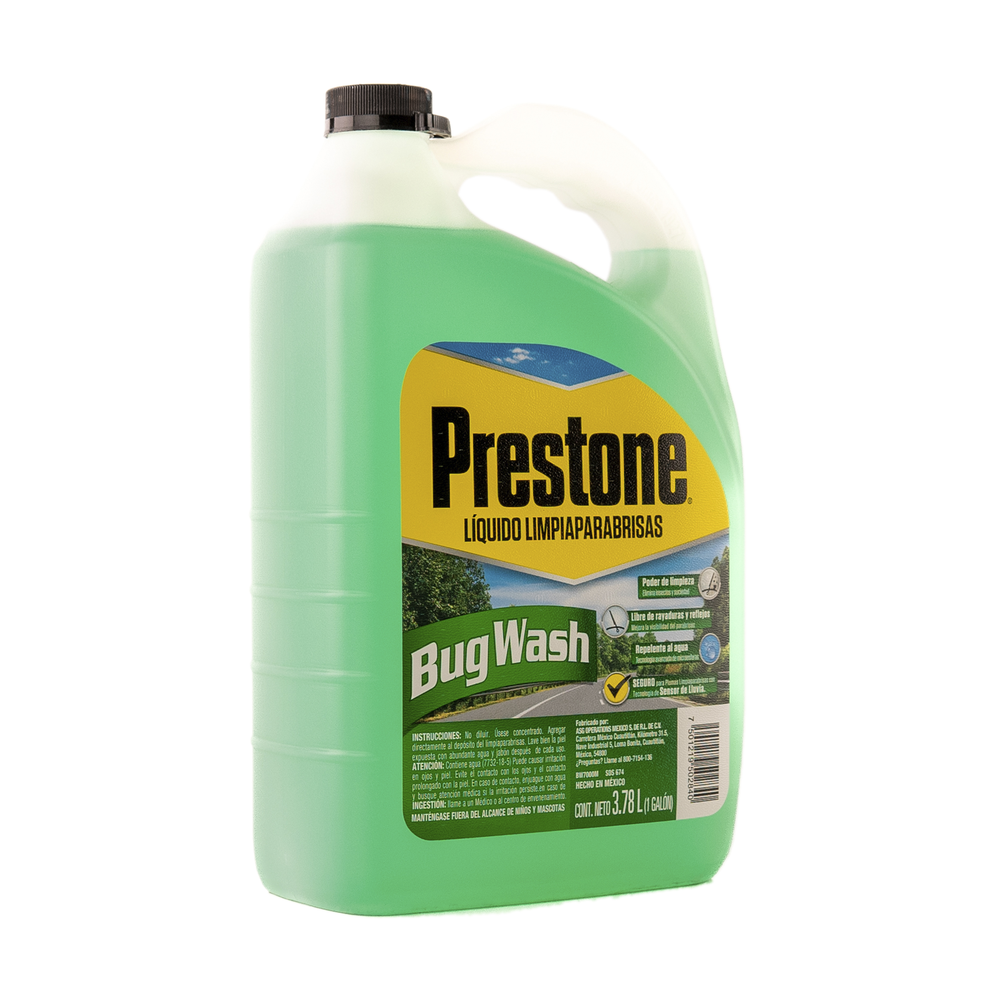 PRESTONE BUG WASH LIQUIDO LIMPIAPARABRISAS 3.785 L