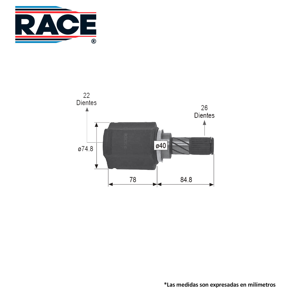 JUNTA LADO CAJA IZQ-DER NISSAN MARCH-VERSA 012-020 MANUAL TIPO TREBOL