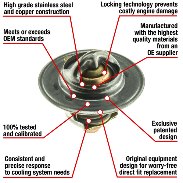 TERMOSTATO CHE TRACKER 05-08 2.0L L4