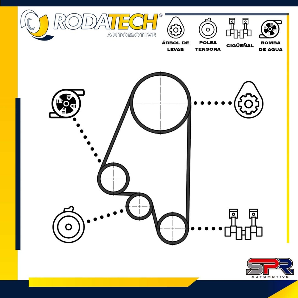 KIT DE DISTRIBUCION CHEVROLET CHEVY 1.4L 1.6L 94-012