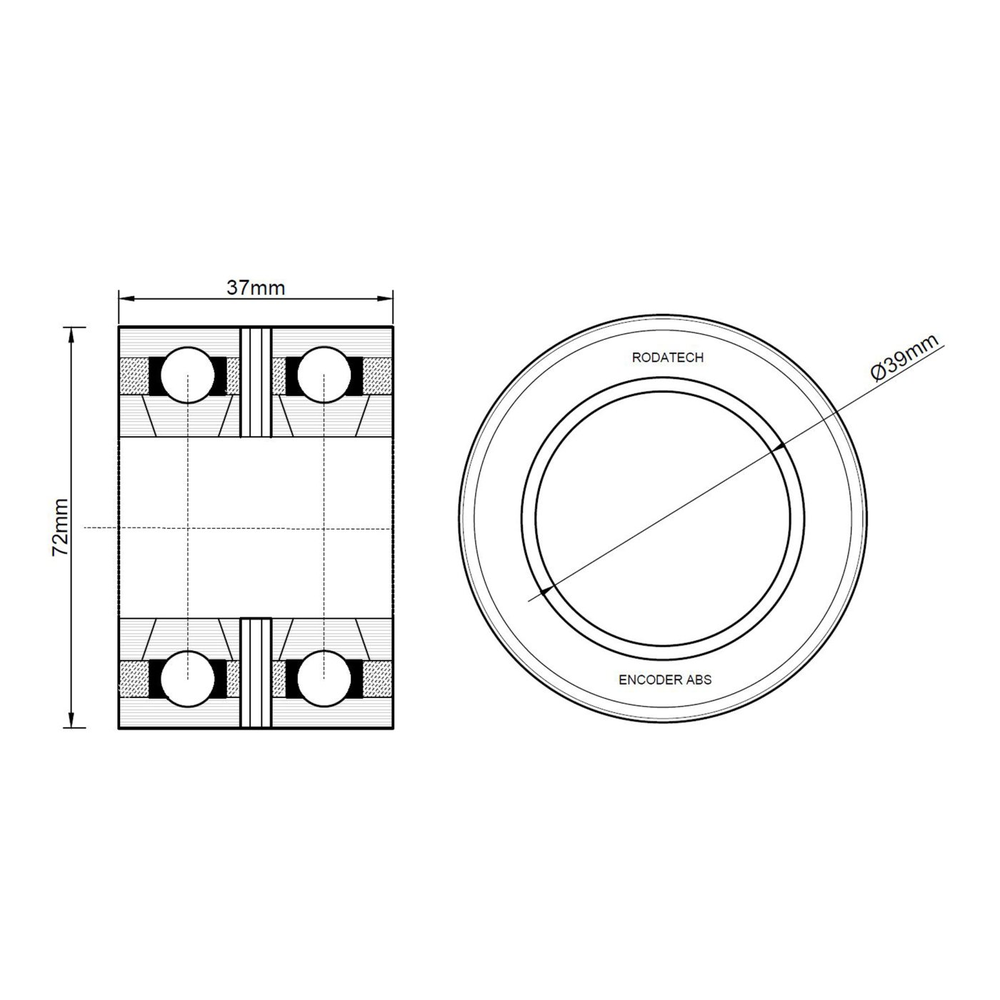 BALERO DOBLE RUEDA DELANTERA FORD FOCUS 00- 011,ECOSPORT 04-012,FIGO 016-020, FIESTA 011-019, GOL, POINTER