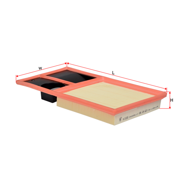 FILTRO DE AIRE VENTO (GASOLINA) 014-021, TOLEDO 1.6L 015-019, POLO 1.6L 015-020