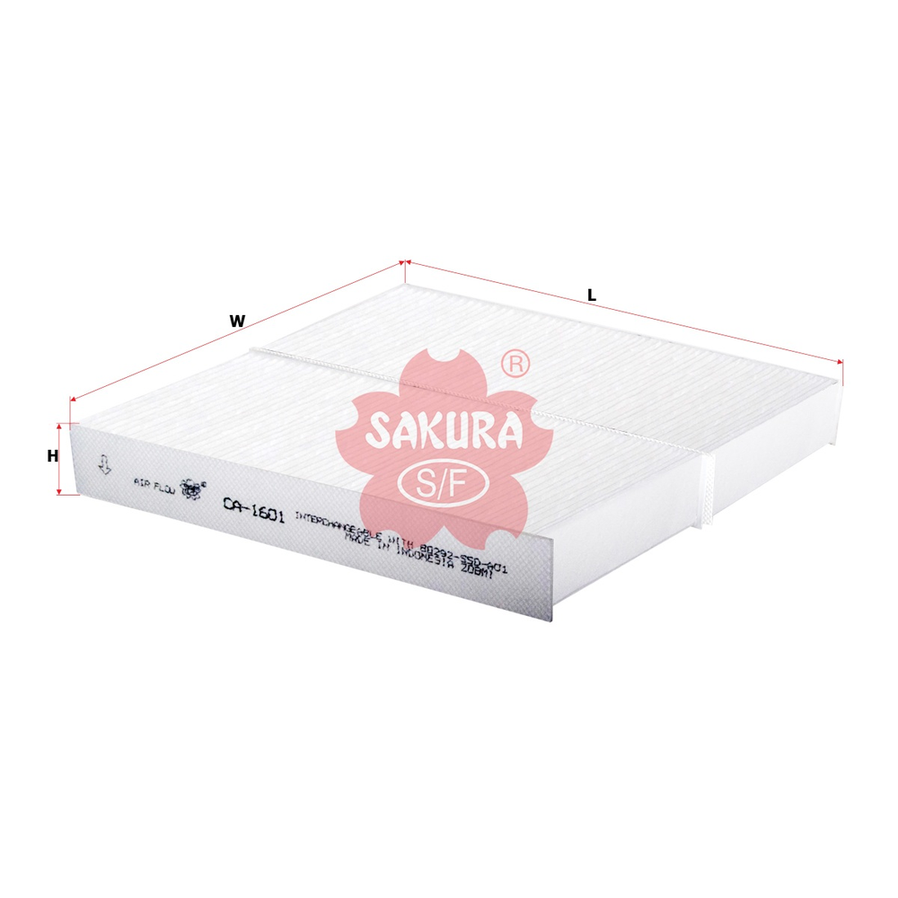 FILTRO DE CABINA HONDA CR-V 2.4L 02-06, CIVIC 1.7L 01-05, ELEMENT 2.4L 03-011