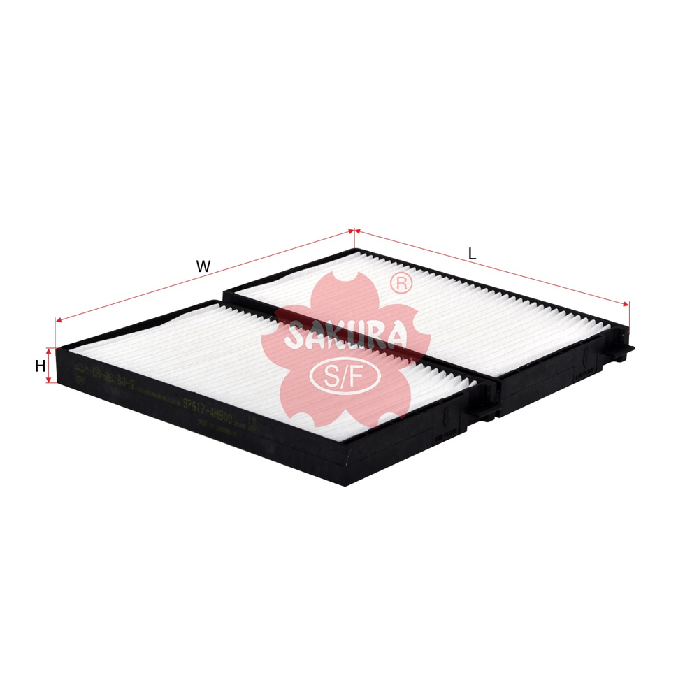 FILTRO DE CABINA O POLEN HYUNDAI STAREX 2.4L 019-020, H100 VAN 2.5L 010-017 DIESEL