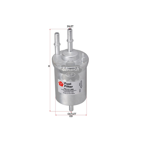 FILTRO DE GASOLINA CON REGULADOR 6.6 BAR AUD A3 04/1 1.8L 2.0L L4 SEAT ALTEA 04/09 2.0L L4