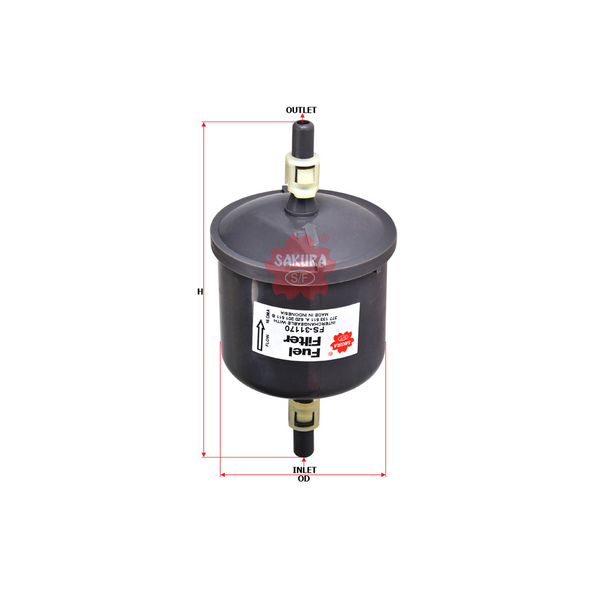 FILTRO DE GASOLINA VW POINTER 98-09 (INC.PICKUP), CROSSFOX 1.6L 07-016, LUPO 1.6L 05-09