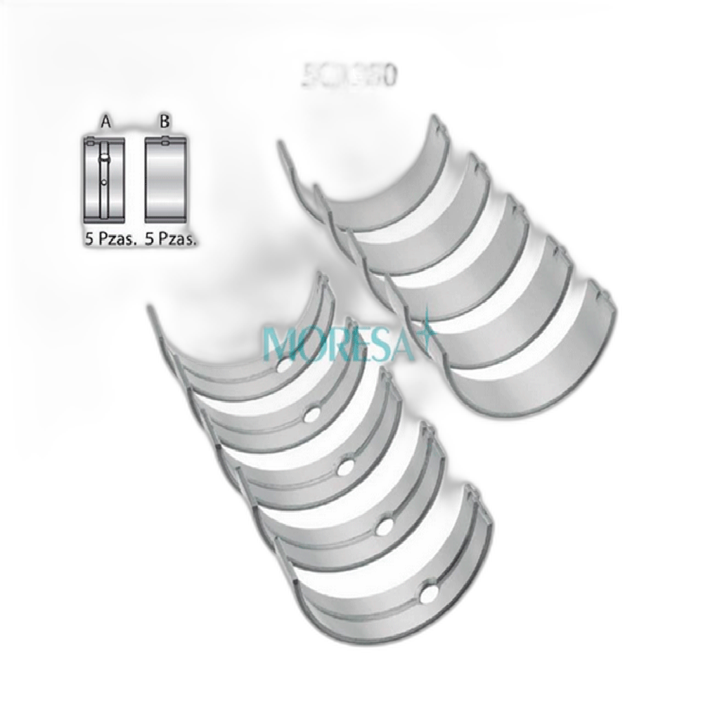 METALES PARA BANCADA NISSAN TSURU III 1997-2017, SENTRA 1.8L 2001-2005, TSUBAME 1994-2004