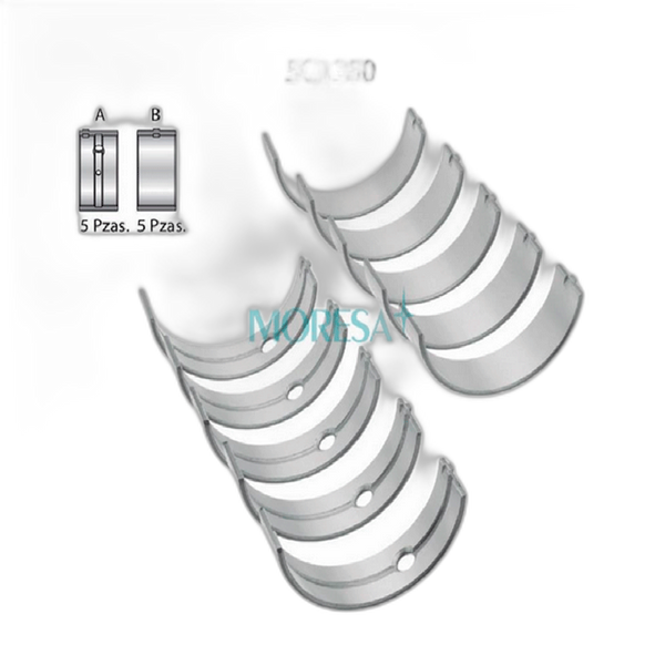 METALES PARA BANCADA NISSAN TSURU III 1997-2017, SENTRA 1.8L 2001-2005, TSUBAME 1994-2004