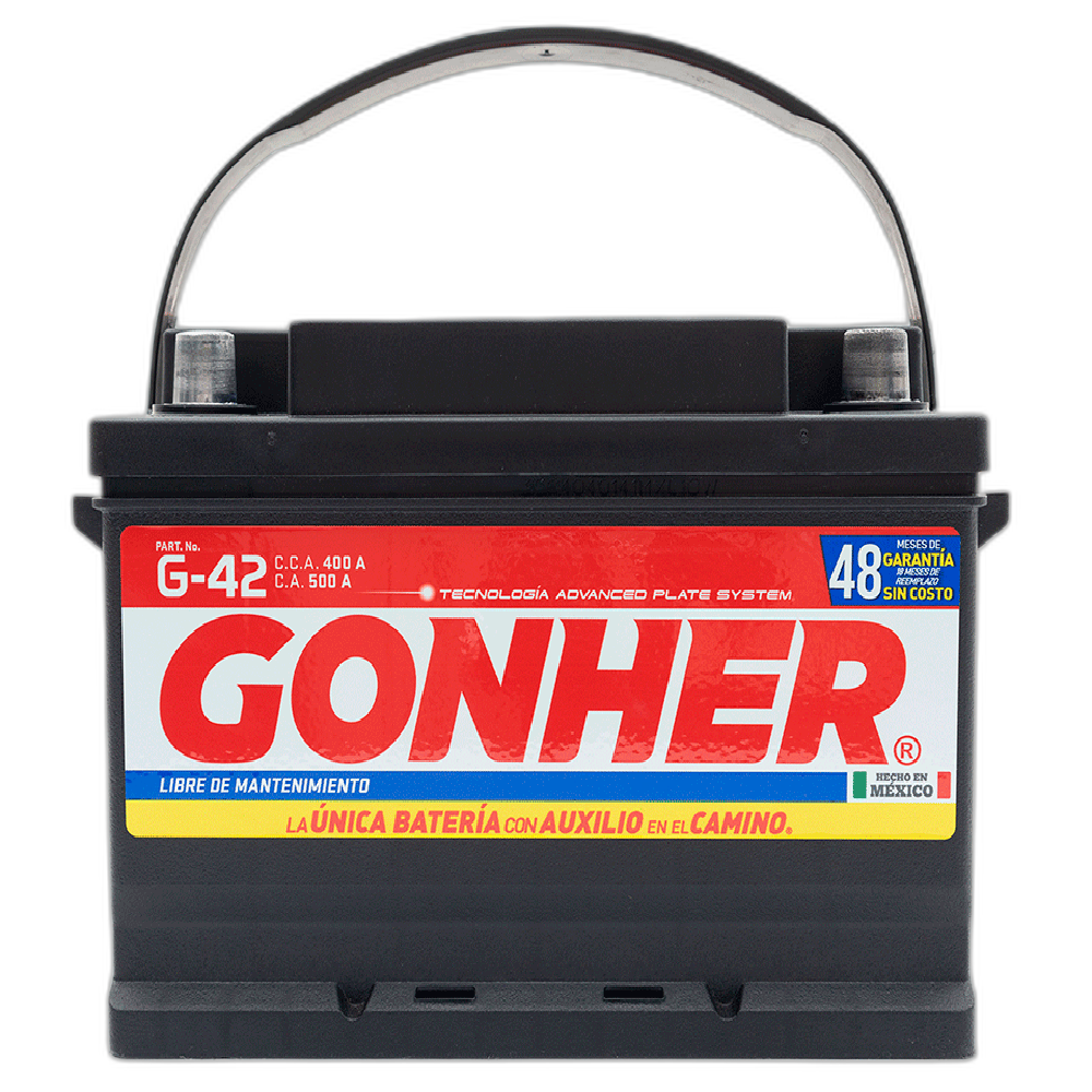 ACUMULADOR CAPACIDAD DE ARRANQUE A 0°C 500 AMPS -/+