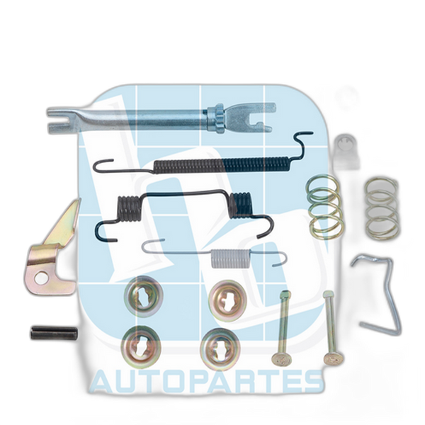 KIT FRENO DE TAMBOR IZQUIERDO CHEVROLET AVEO 08-017, SPARK (CLASICO) 1.2L 011-017, BEAT 018-021 (1547Z)