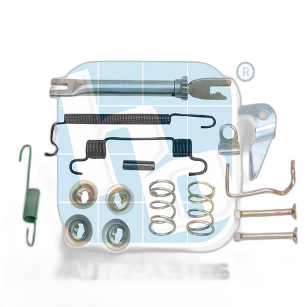 KIT FRENO DE TAMBOR DERECHO CHEVROLET AVEO 08-017, SPARK (CLASICO) 1.2L 011-017, BEAT 018-021 (1547Z)