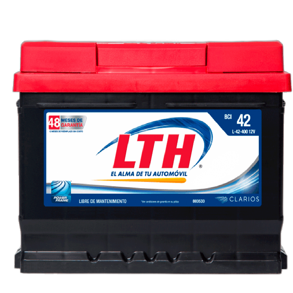 ACUMULADOR CAPACIDAD DE ARRANQUE A 0°C 500 AMPS -/+