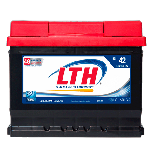 ACUMULADOR CAPACIDAD DE ARRANQUE A 0°C 500 AMPS -/+