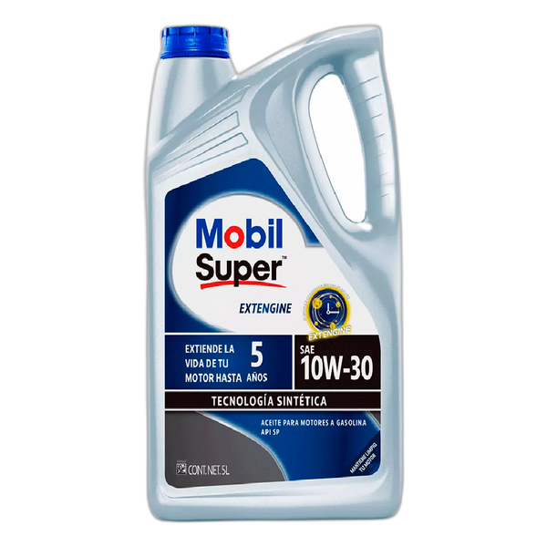 ACEITE MOBIL SUPER EXTENGINE 10W30 GARRAFA 5L = 125005