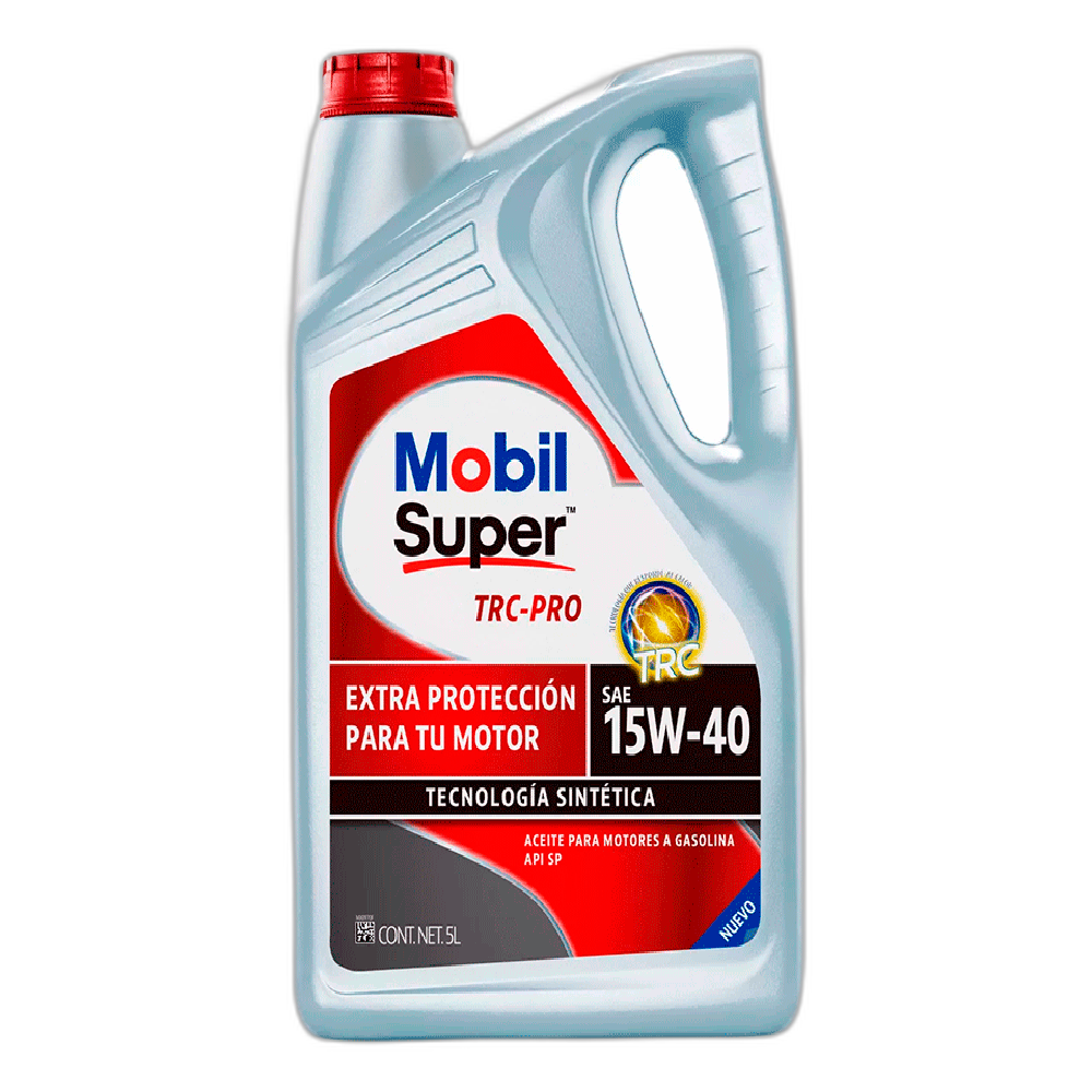ACEITE MOBIL SUPER TRC PRO 15W40 GARRAFA 5L = 125011