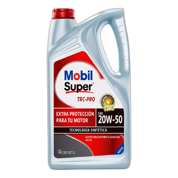 ACEITE MOBIL SUPER TRC PRO 20W50 GARRAFA 5L = 125013