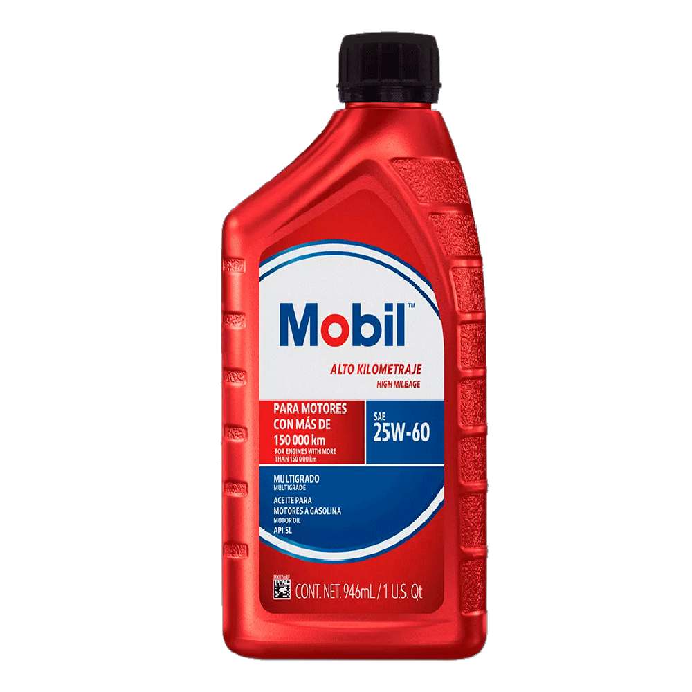 ACEITE MOBIL ALTO KILOMETRAJE BOTE 25W60 BOTE 946ML = 125015