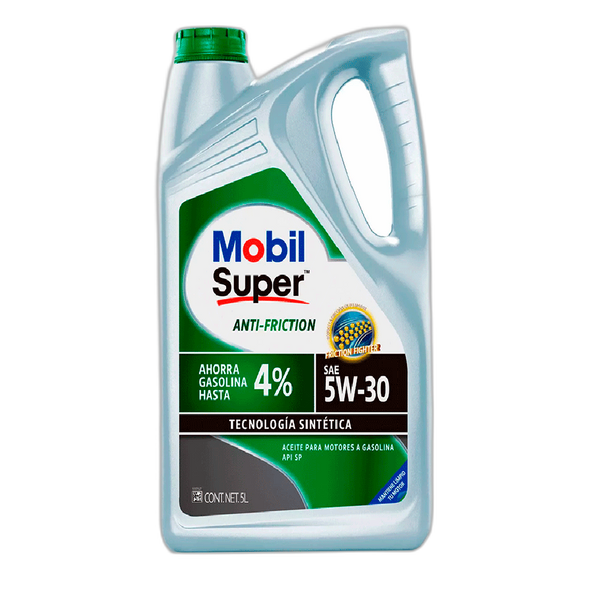 ACEITE MOBIL SUPER ANTI FRICTION 5W30 GARRAFA 5L  = 125001