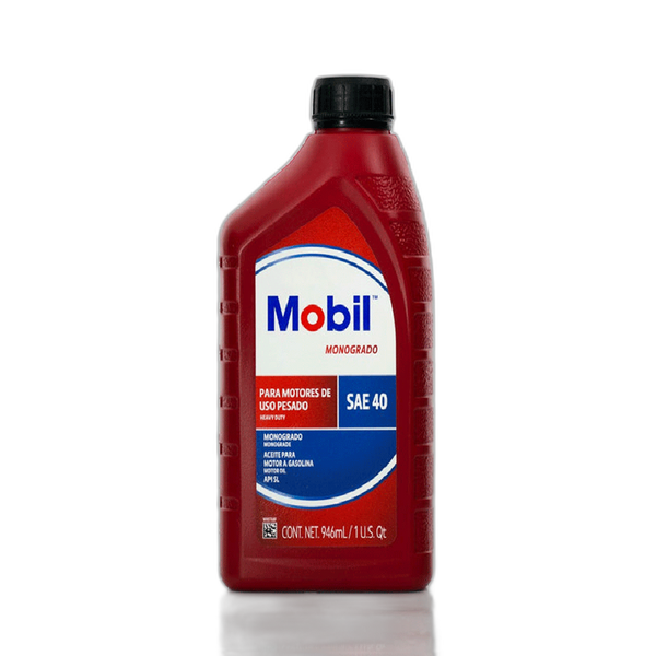 ACEITE MOBIL MONOGRADO SAE 40 BOTE 946ML = 125018