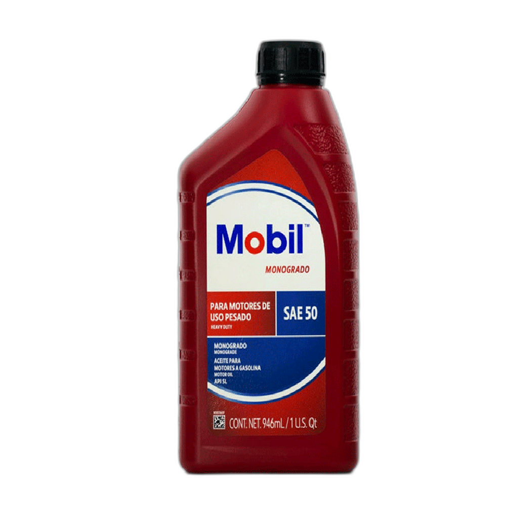 ACEITE MOBIL MONOGRADO SAE 50 BOTE 946ML = 125028