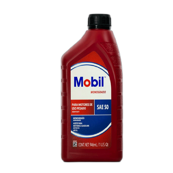 ACEITE MOBIL MONOGRADO SAE 50 BOTE 946ML = 125028