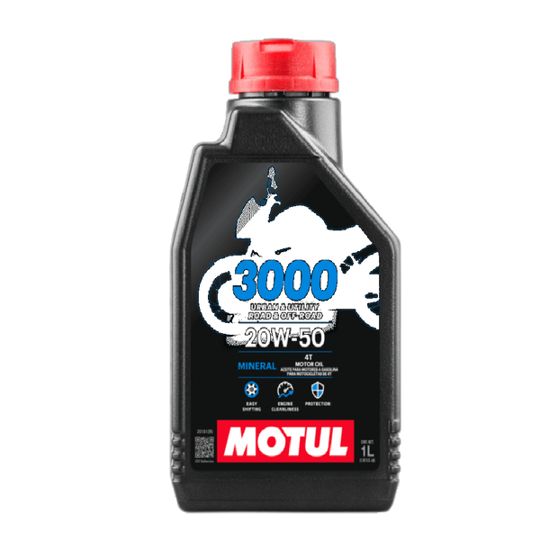 ACEITE MOTUL MINERAL 3000 20W50 BOTELLA 1L  6104-1008
