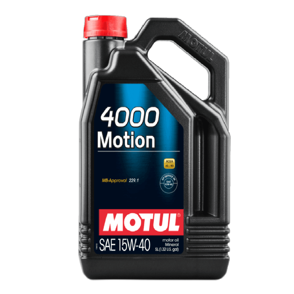 ACEITE MOTUL MINERAL 4000 MOTION 15W40 GARRAFA 5L (100295)