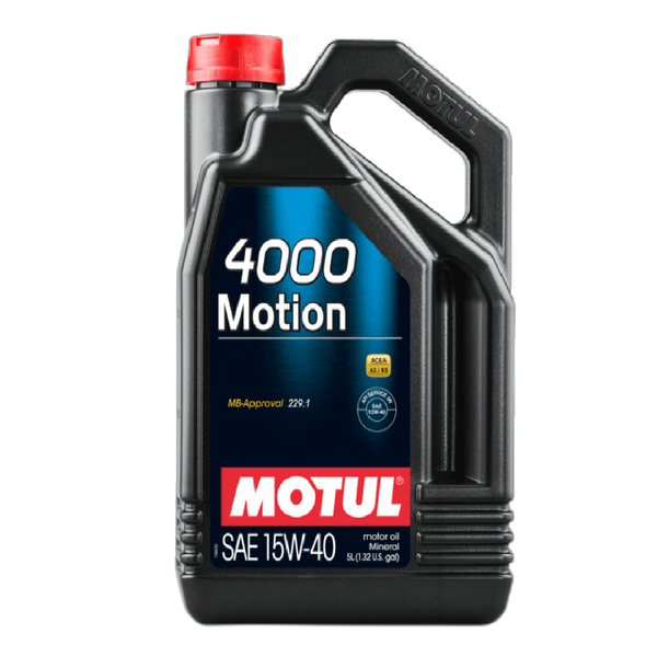 ACEITE MOTUL MINERAL 4000 MOTION 15W40 GARRAFA 5L (100295)
