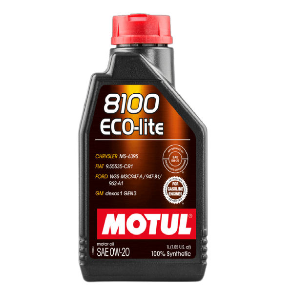 ACEITE MOTUL SINTETICO 8100 ECO-LITE 0W20  BOTELLA 1L 108534