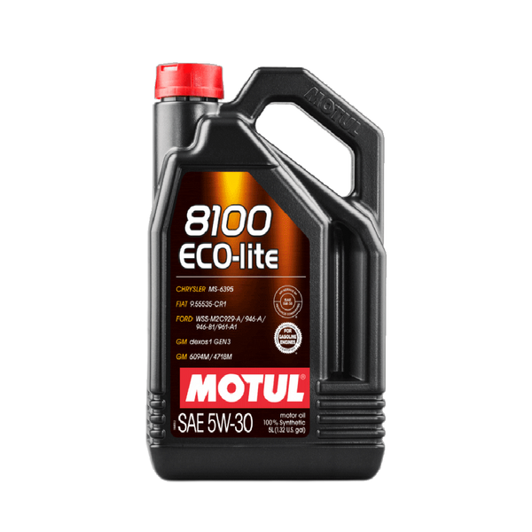 ACEITE MOTUL SINTETICO 8100 ECO-LITE 5W20 GARRAFA 5L (109104)