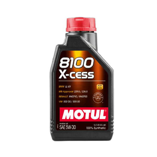 ACEITE MOTUL SINTETICO 8100 5W30 BOTELLA 1L (108944)