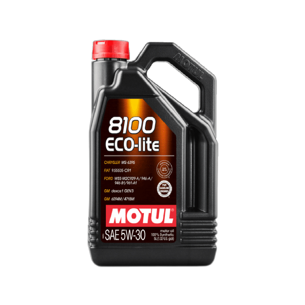 ACEITE MOTUL SINTETICO 8100 ECO-LITE 5W30 GARRAFA 5L (108214)