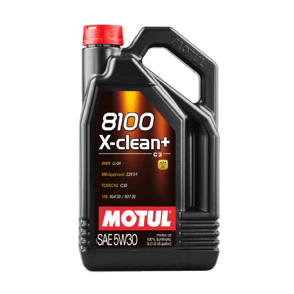 ACEITE MOTUL SINTETICO 8100 X-CLEAN+ 5W30 GARRAFA 5L (106377)