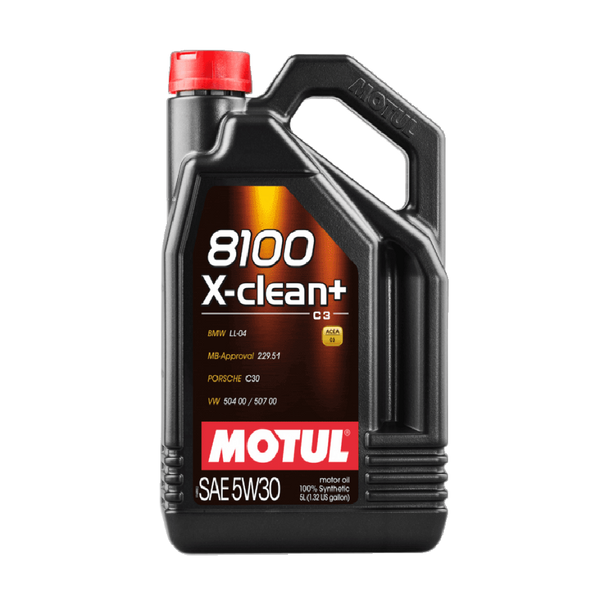 ACEITE MOTUL SINTETICO 8100 X-CLEAN+ 5W30 GARRAFA 5L (106377)
