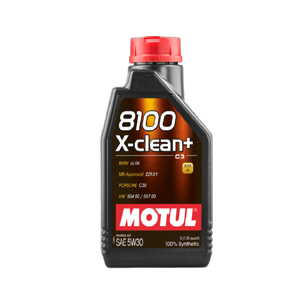 ACEITE MOTUL SINTETICO 8100 X-CLEAN+ 5W30 BOTELLA 1L (106376)