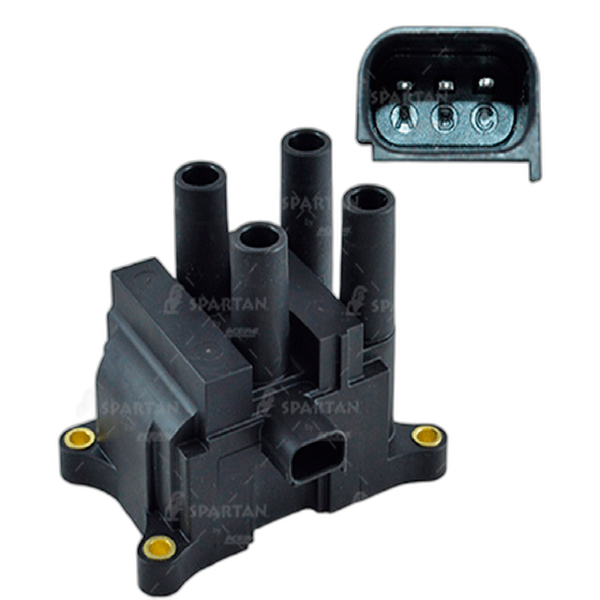 BOBINA ENCENDIDO FORD FIESTA 1.6L 011-019, FORD FIGO 1.5L 016-018, FORD IKON (INDU) 011-015