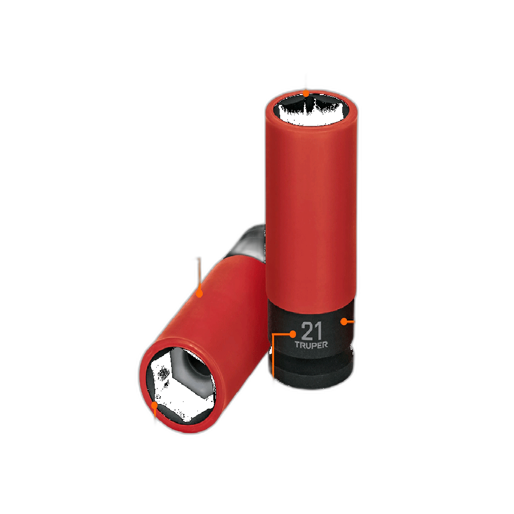 DADO LARGO IMPACTO 21 MM