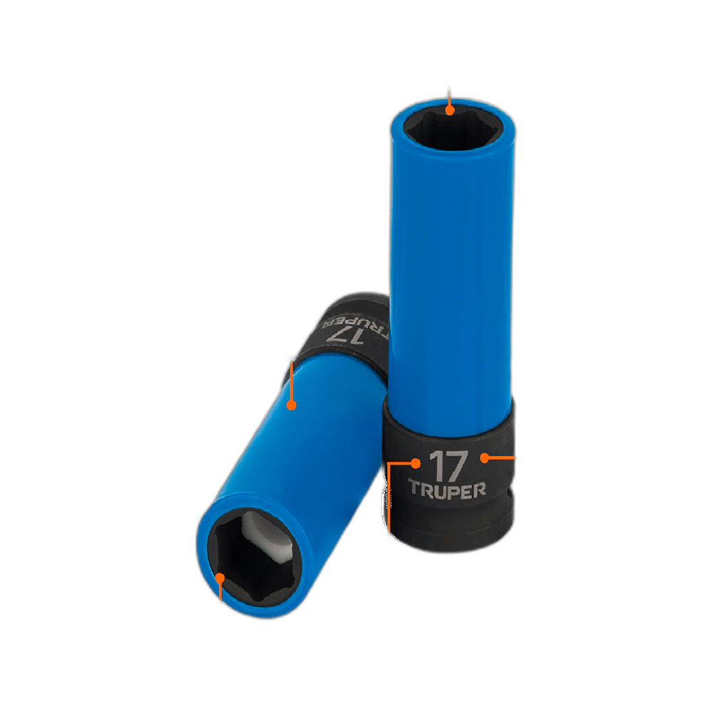 DADO LARGO IMPACTO 17MM,