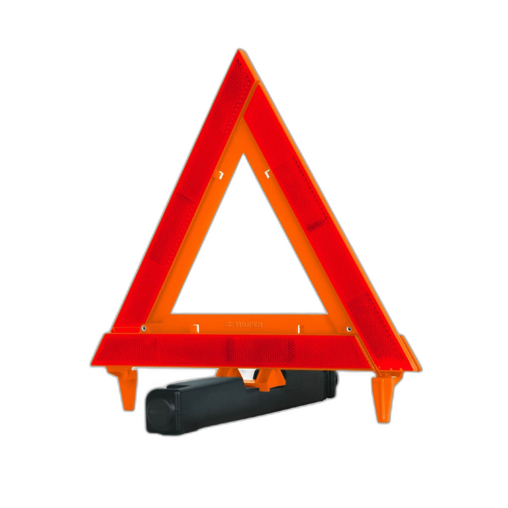 TRIANGULO DE SEGURIDAD DE PLASTICO 29 CM. (TRISE-290)