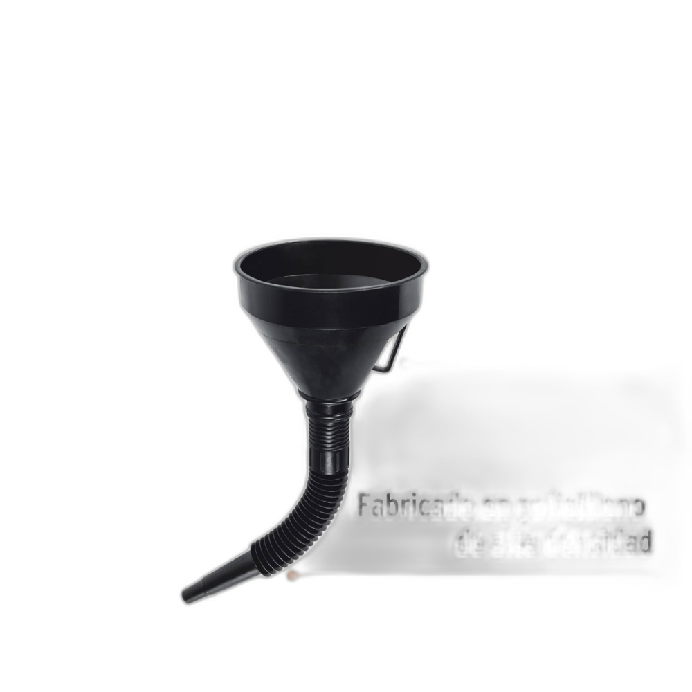 EMBUDO PLASTICO FLEXIBLE CON FILTRO