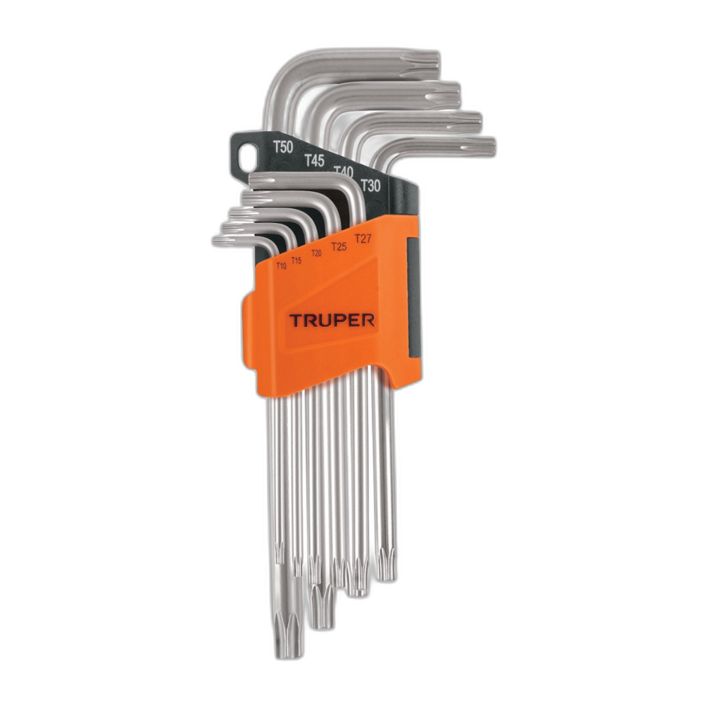 JGO DE 9 LLAVES ALLEN TIPO TORX LARGAS