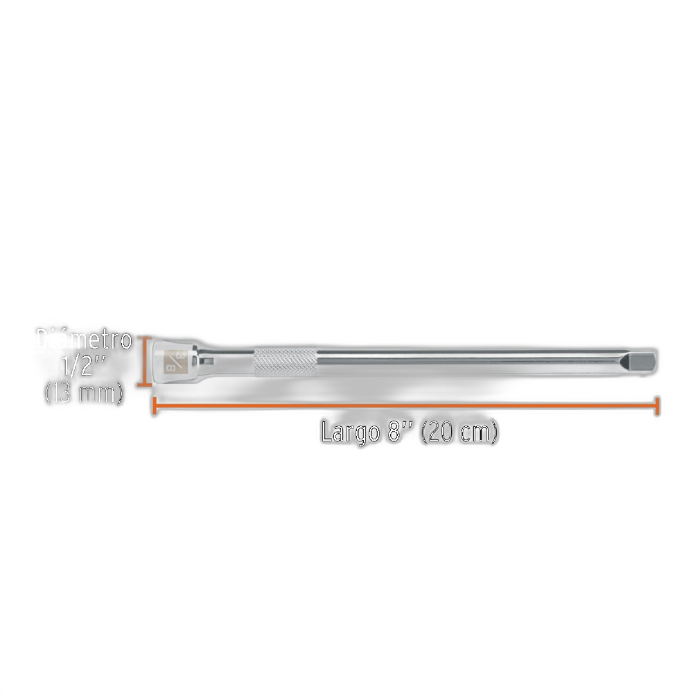 EXTENSIÓN DE 8' PARA MATRACA, TRUPER HERRAMIENTAS