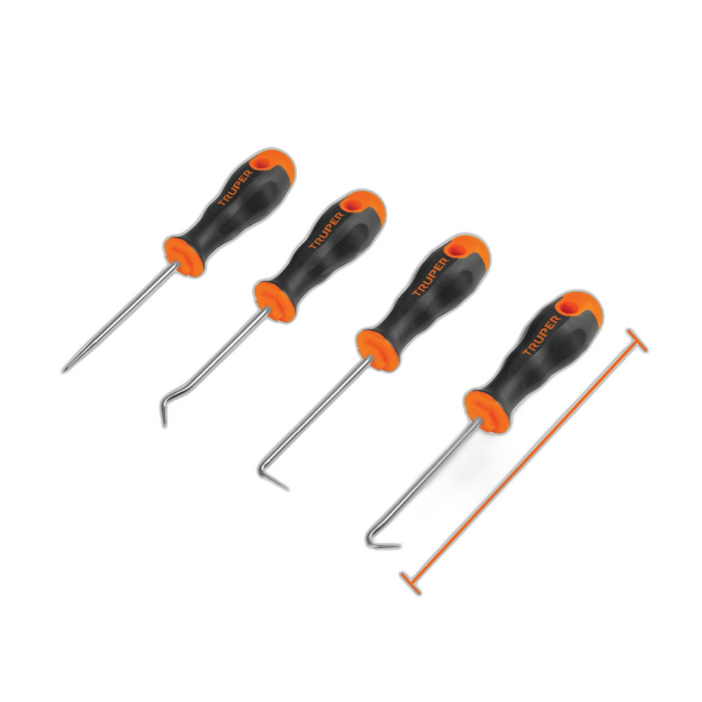 GANCHOS MULTIUSOS, SET 4 PZAS