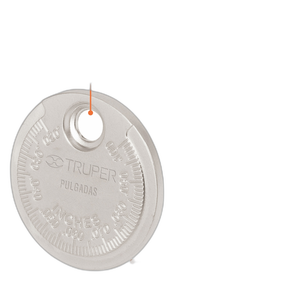 CALIBRADOR REDONDO PARA BUJÍAS