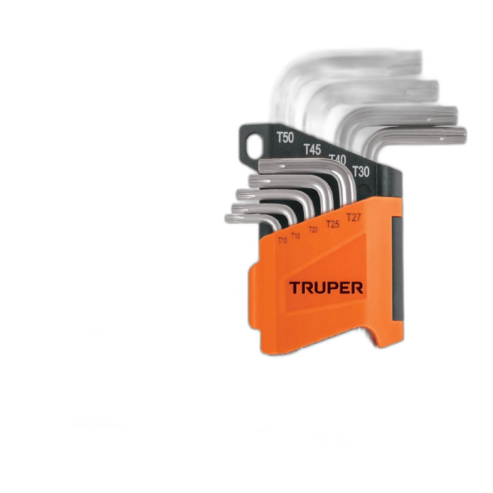 JUEGO DE LLAVES TORX, 9 PZAS